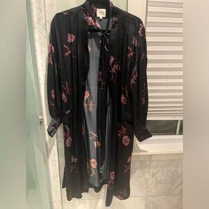 TRYB silk floral kimono